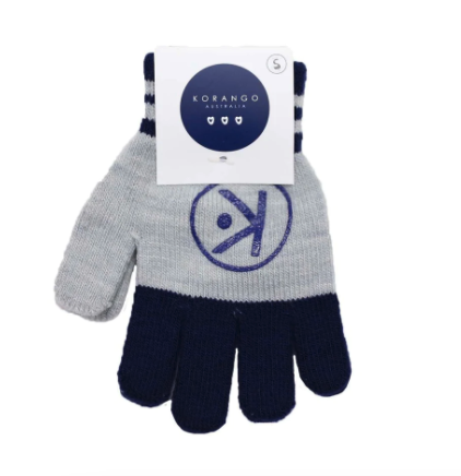 Korango Gloves - Charcoal/Navy