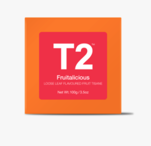 T2 Loose Leaf Fruitalicious 100g Gift Cube