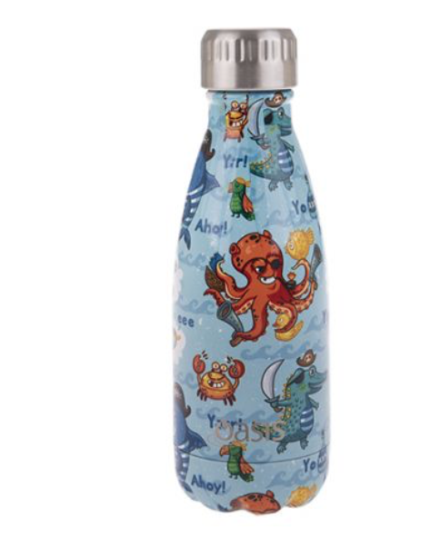 Oasis Stainless Steel Insulated Drink Bottle 350ml - Pirate Bay *