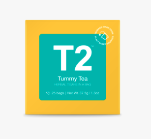 T2 Tea Bag Tummy Tea 25pk Gift Cube