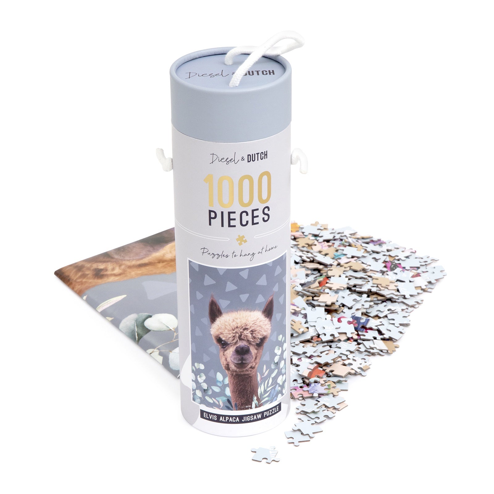 Diesel & Dutch Elvis Alpaca 1000pc Wall Puzzle