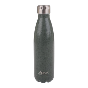 Oasis Stainless Steel Insulated Drink Bottle 500ml - Eucalyptus Hammertone *