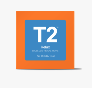 T2 Loose Leaf Relax 50G Gift Cube