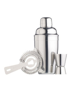 Barcraft Cocktail Kit  - Stainless Steel 3pc
