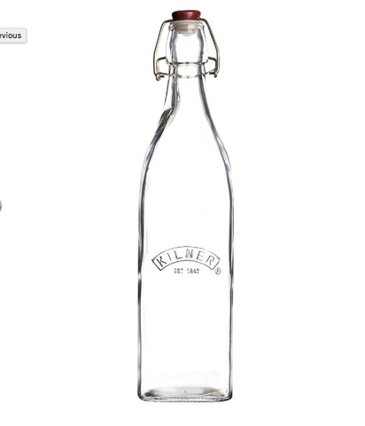 Kilner Square Clip Top Bottle 550ml *