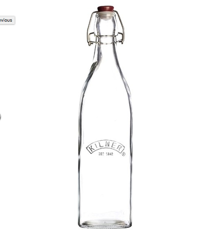 Kilner Square Clip Top Bottle 550ml