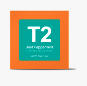T2 Loose Leaf Just Peppermint 50G Gift Cube