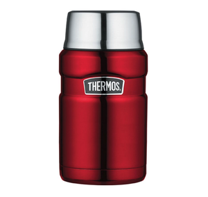 Thermos Stainless King Vacuum Insulated Food Jar 710ml - Red