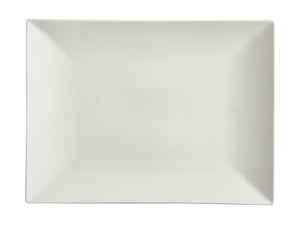 Maxwell & Williams White Basics Linear Square Platter 30cm Gift Boxed *