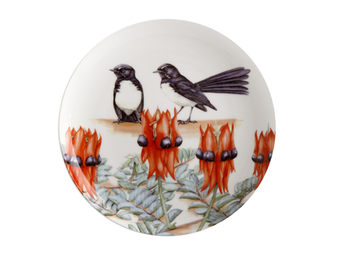 Maxwell & Williams Royal Botanic Gardens - Garden Friends Plate 20cm -Willy Wag Tail Gift Boxed *