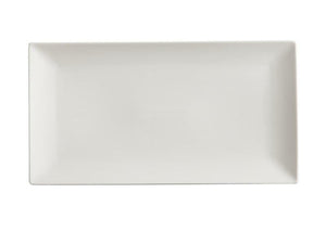Maxwell & Williams White Basics Linear Rectangular Platter 35x19cm Gift Boxed *