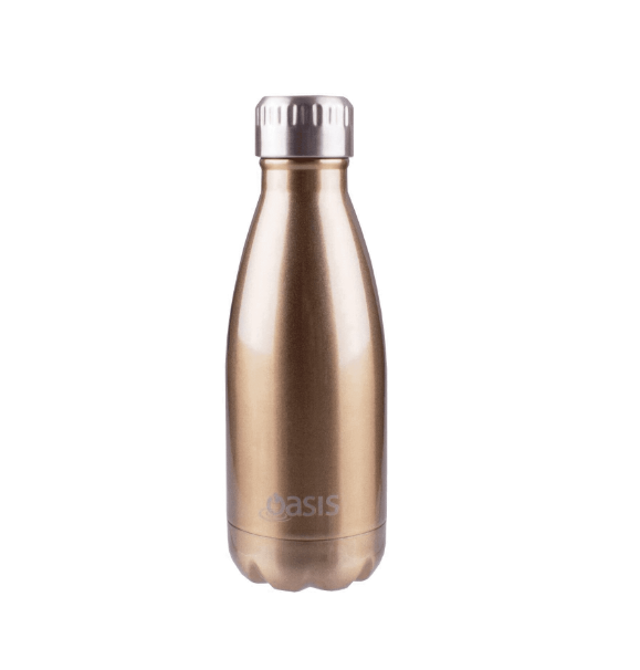 Oasis Stainless Steel Insulated Drink Bottle 350ml - Champagne *